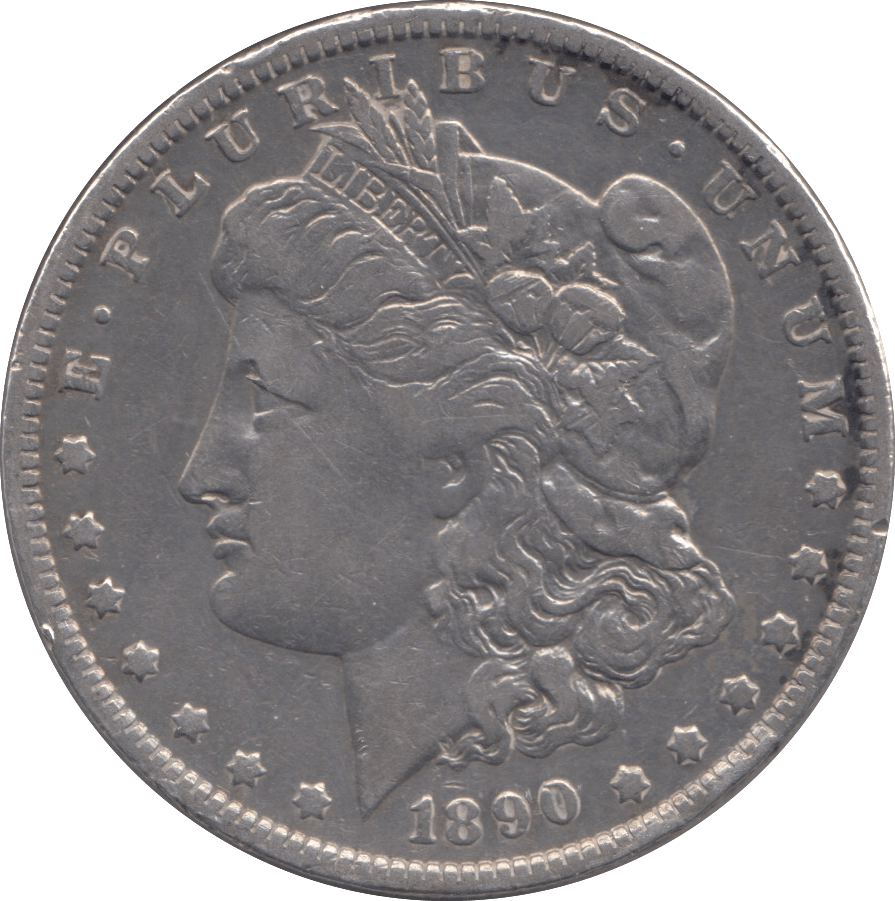 1890 SILVER MORGAN DOLLAR USA NEW ORLEANS MINT - SILVER WORLD COINS - Cambridgeshire Coins