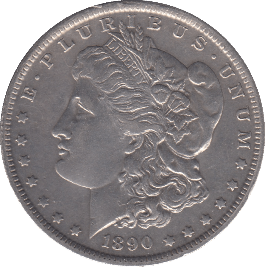 1890 SILVER MORGAN DOLLAR USA NEW ORLEANS MINT - SILVER WORLD COINS - Cambridgeshire Coins