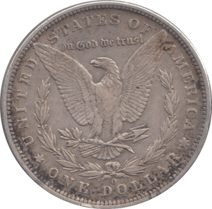 1890 SILVER MORGAN DOLLAR USA NEW ORLEANS - SILVER WORLD COINS - Cambridgeshire Coins