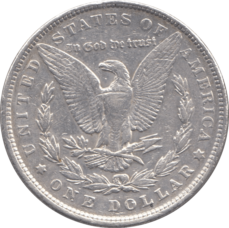 1890 SILVER MORGAN DOLLAR USA PHILADELPHIA MINT - SILVER WORLD COINS - Cambridgeshire Coins