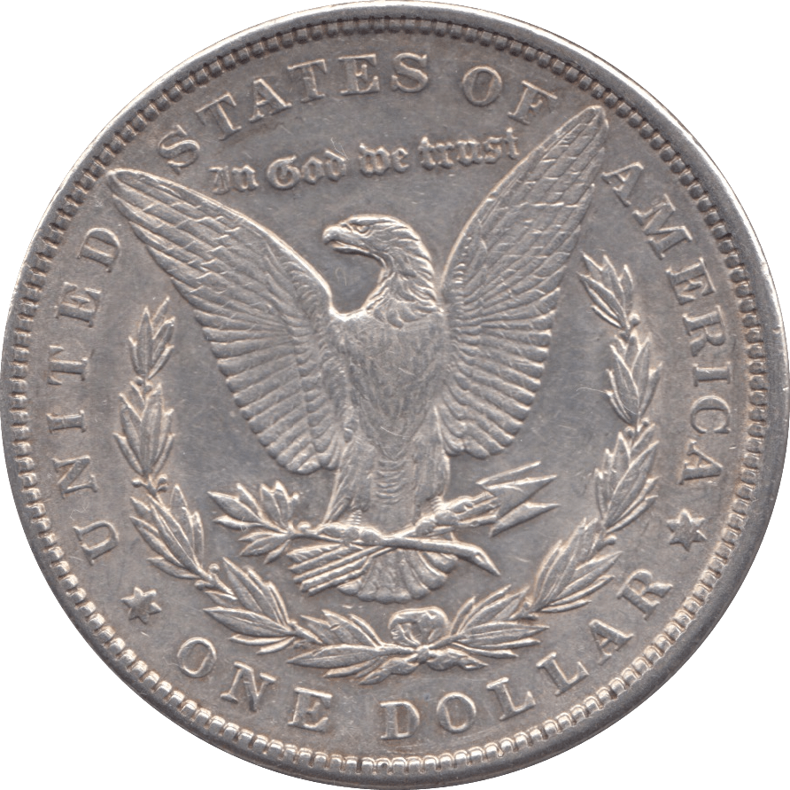 1890 SILVER MORGAN DOLLAR USA PHILADELPHIA MINT - SILVER WORLD COINS - Cambridgeshire Coins