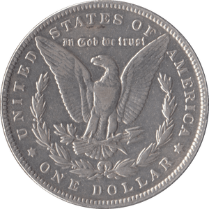 1890 SILVER MORGAN DOLLAR USA PHILADELPHIA MINT - SILVER WORLD COINS - Cambridgeshire Coins