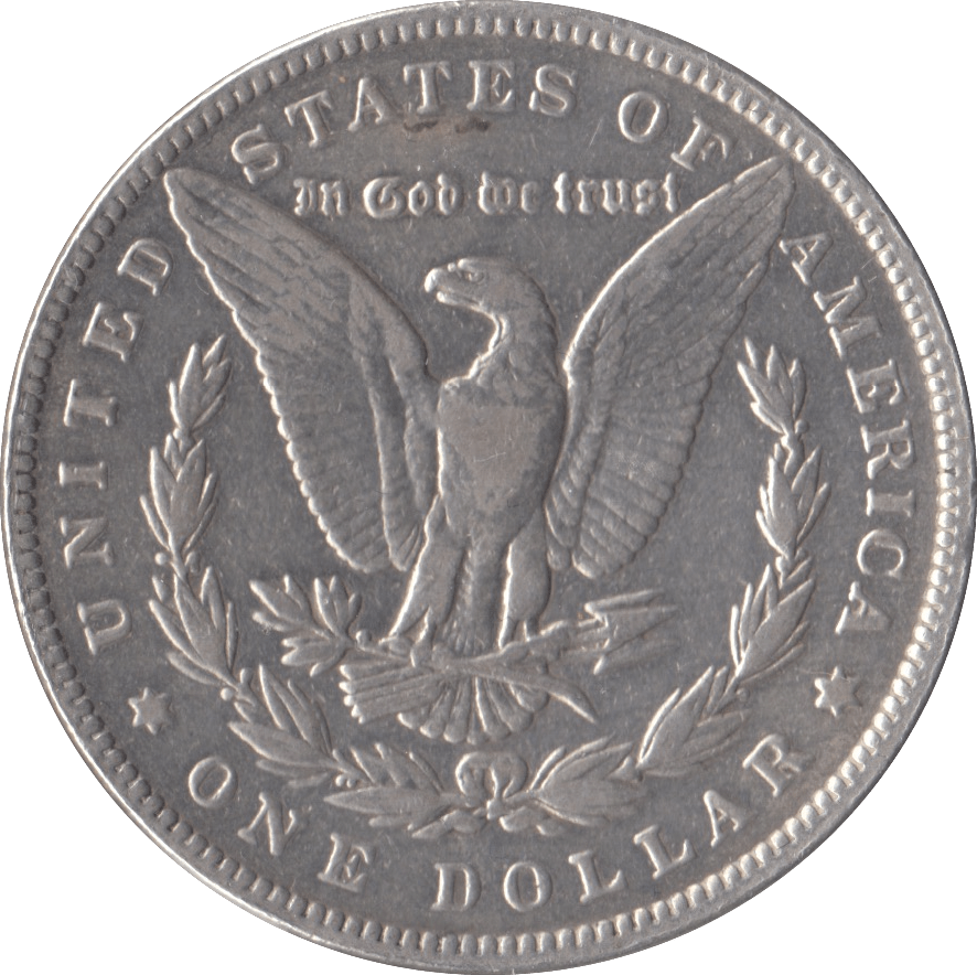 1890 SILVER MORGAN DOLLAR USA PHILADELPHIA MINT - SILVER WORLD COINS - Cambridgeshire Coins