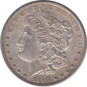 1890 SILVER MORGAN DOLLAR USA SAN FRANCISCO - SILVER WORLD COINS - Cambridgeshire Coins