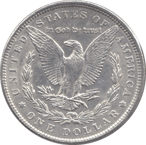 1890 SILVER MORGAN DOLLAR USA - SILVER WORLD COINS - Cambridgeshire Coins