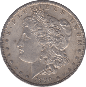1890 SILVER ONE DOLLAR USA - SILVER WORLD COINS - Cambridgeshire Coins
