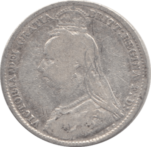 1890 SIXPENCE ( FAIR ) - Sixpence - Cambridgeshire Coins