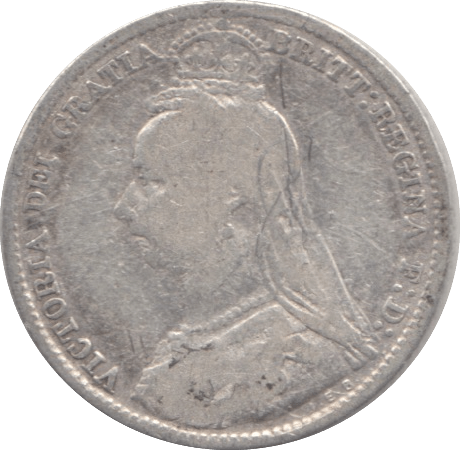 1890 SIXPENCE ( FAIR ) - Sixpence - Cambridgeshire Coins