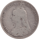 1890 SIXPENCE ( FINE ) - SIXPENCE - Cambridgeshire Coins