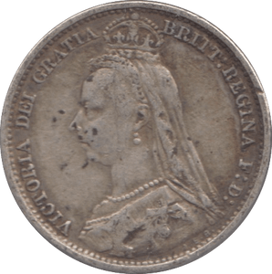 1890 SIXPENCE ( GF ) - Sixpence - Cambridgeshire Coins