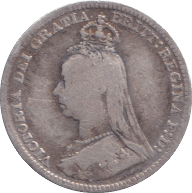 1890 THREEPENCE ( FINE ) - THREEPENCE - Cambridgeshire Coins