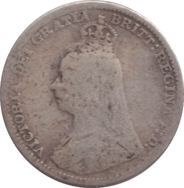 1890 THREEPENCE ( FINE ) - THREEPENCE - Cambridgeshire Coins