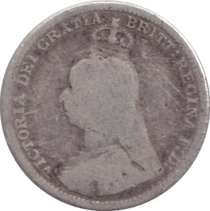 1890 THREEPENCE ( FINE ) - THREEPENCE - Cambridgeshire Coins