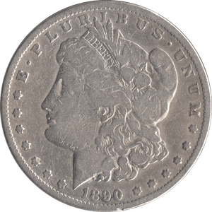 1890 USA SILVER MORGAN DOLLAR CARSON CITY MINT - SILVER WORLD COINS - Cambridgeshire Coins