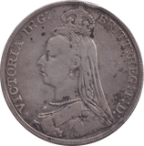 1891 CROWN 3 ( FINE ) - CROWN - Cambridgeshire Coins