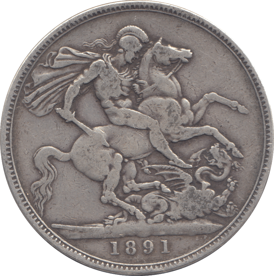 1891 CROWN ( F ) - CROWN - Cambridgeshire Coins