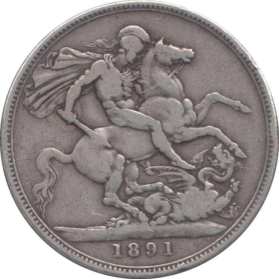1891 CROWN ( F ) - CROWN - Cambridgeshire Coins