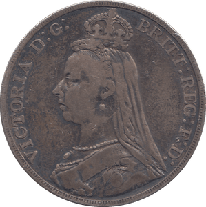 1891 CROWN ( F ) - WORLD COINS - Cambridgeshire Coins