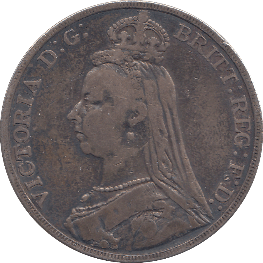 1891 CROWN ( F ) - WORLD COINS - Cambridgeshire Coins