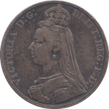1891 CROWN ( F ) - WORLD COINS - Cambridgeshire Coins