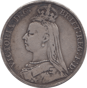 1891 CROWN ( F ) - WORLD COINS - Cambridgeshire Coins