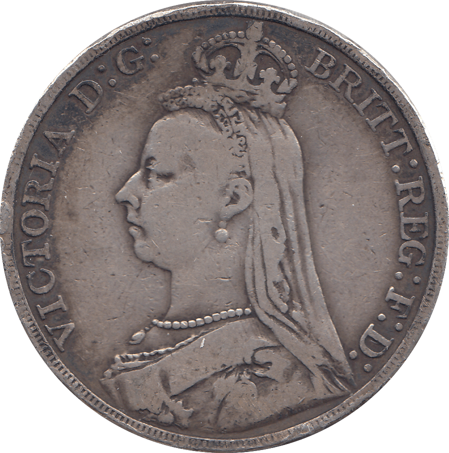 1891 CROWN ( F ) - WORLD COINS - Cambridgeshire Coins