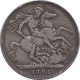 1891 CROWN ( F ) - WORLD COINS - Cambridgeshire Coins