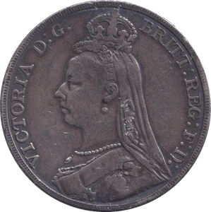 1891 CROWN ( FINE ) - CROWN - Cambridgeshire Coins