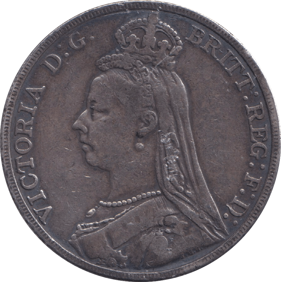 1891 CROWN ( FINE ) - CROWN - Cambridgeshire Coins
