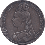 1891 CROWN ( FINE ) - CROWN - Cambridgeshire Coins