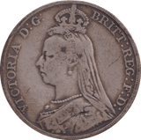 1891 CROWN ( FINE ) - CROWN - Cambridgeshire Coins