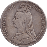 1891 CROWN ( FINE ) - CROWN - Cambridgeshire Coins