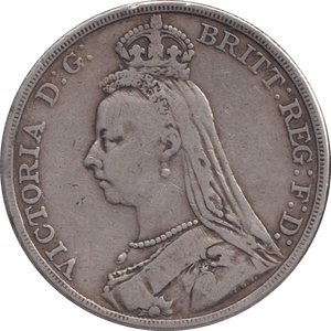 1891 CROWN ( FINE ) - CROWN - Cambridgeshire Coins