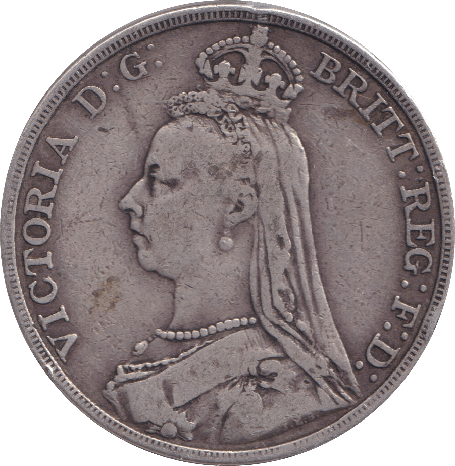 1891 CROWN ( FINE ) - CROWN - Cambridgeshire Coins