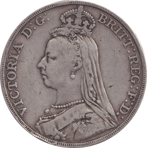 1891 CROWN ( FINE ) - CROWN - Cambridgeshire Coins