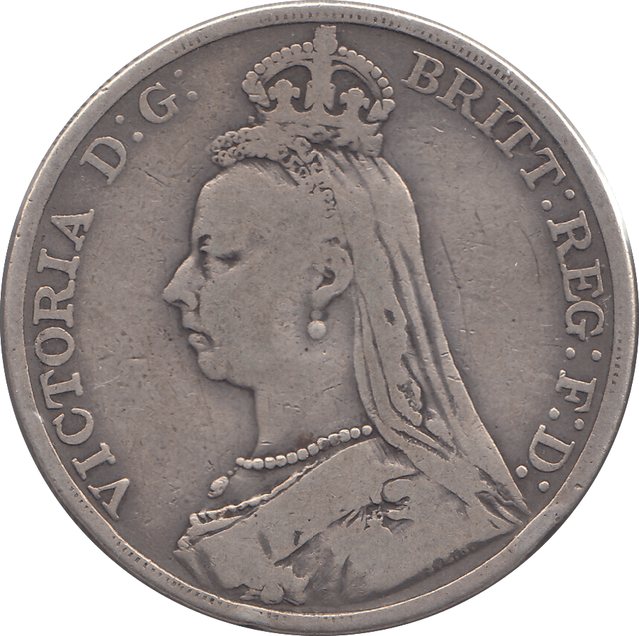 1891 CROWN ( FINE ) - CROWN - Cambridgeshire Coins