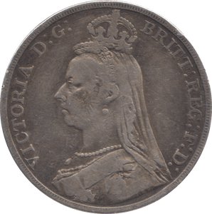 1891 CROWN ( FINE ) - CROWN - Cambridgeshire Coins