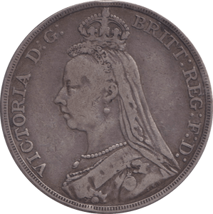 1891 CROWN ( FINE ) - CROWN - Cambridgeshire Coins