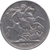 1891 CROWN ( FINE ) - Crown - Cambridgeshire Coins