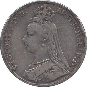 1891 CROWN ( FINE ) - CROWN - Cambridgeshire Coins