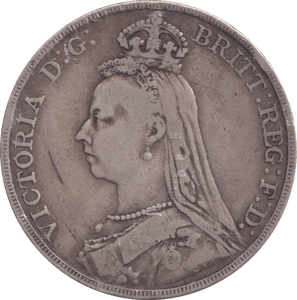 1891 CROWN ( FINE ) - CROWN - Cambridgeshire Coins