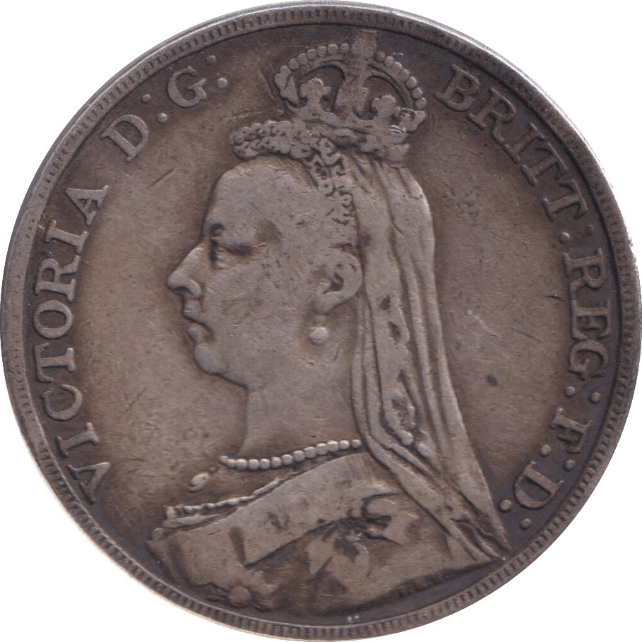 1891 CROWN ( FINE ) - CROWN - Cambridgeshire Coins