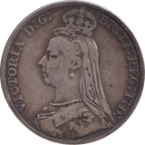 1891 CROWN ( FINE ) - CROWN - Cambridgeshire Coins
