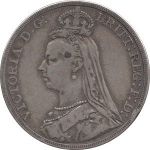 1891 CROWN ( FINE ) D1 - CROWN - Cambridgeshire Coins