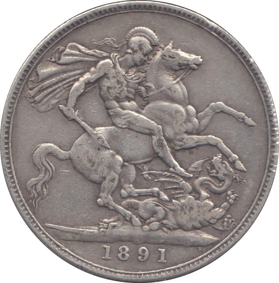 1891 CROWN ( GF ) - CROWN - Cambridgeshire Coins