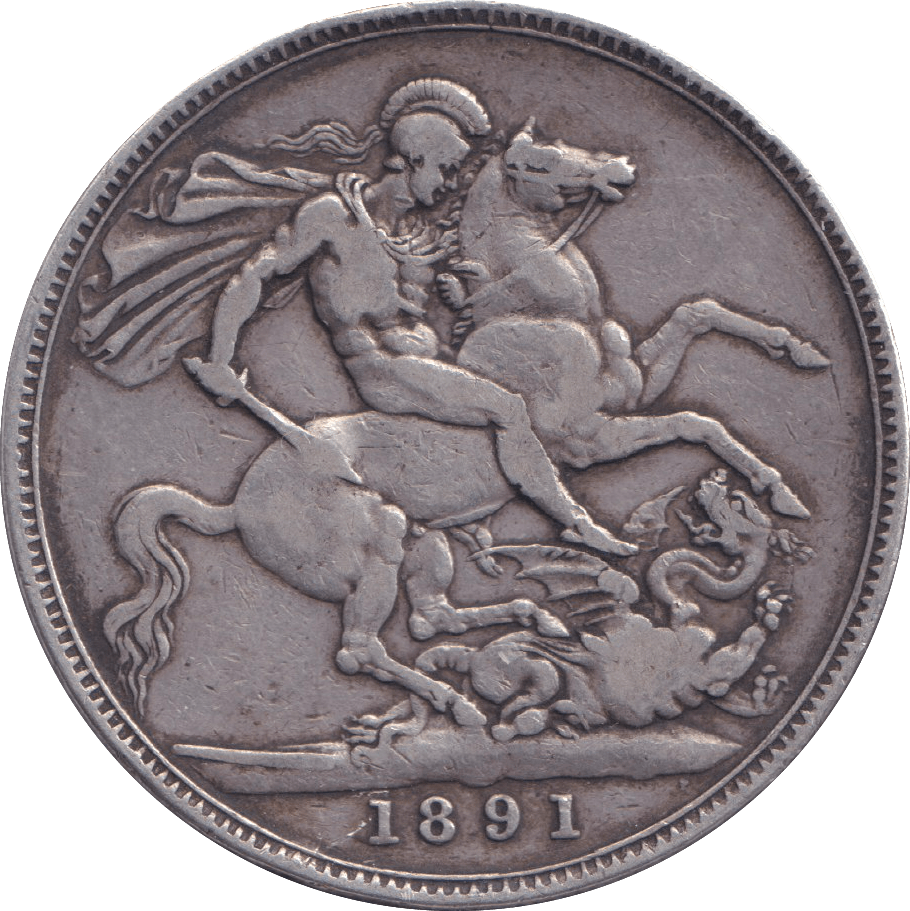 1891 CROWN ( GF ) - CROWN - Cambridgeshire Coins
