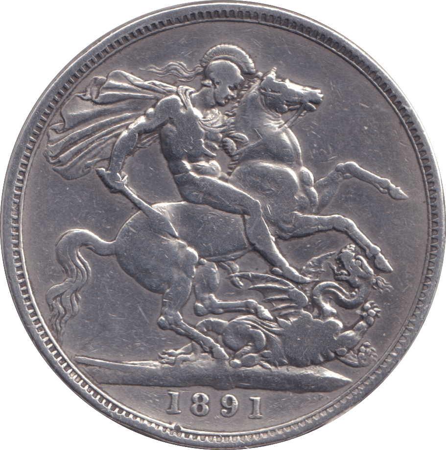 1891 CROWN ( GF ) - CROWN - Cambridgeshire Coins
