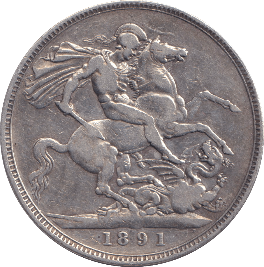 1891 CROWN ( GF ) - CROWN - Cambridgeshire Coins