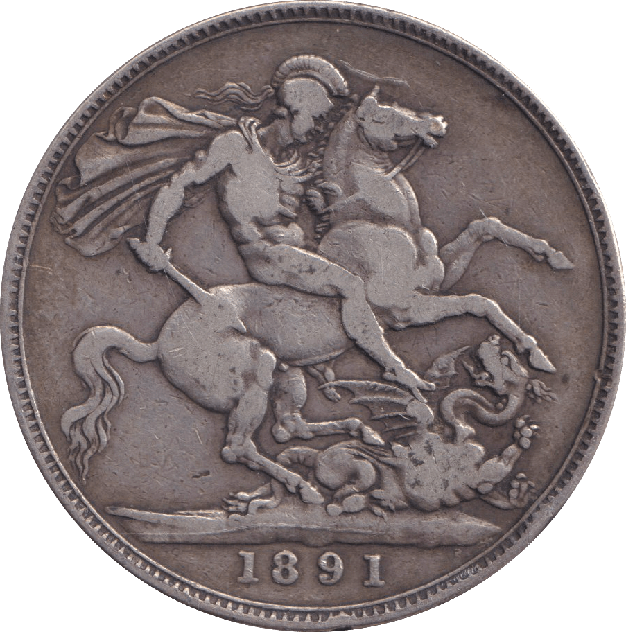 1891 CROWN ( GF ) - CROWN - Cambridgeshire Coins