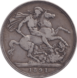 1891 CROWN ( GF ) - CROWN - Cambridgeshire Coins